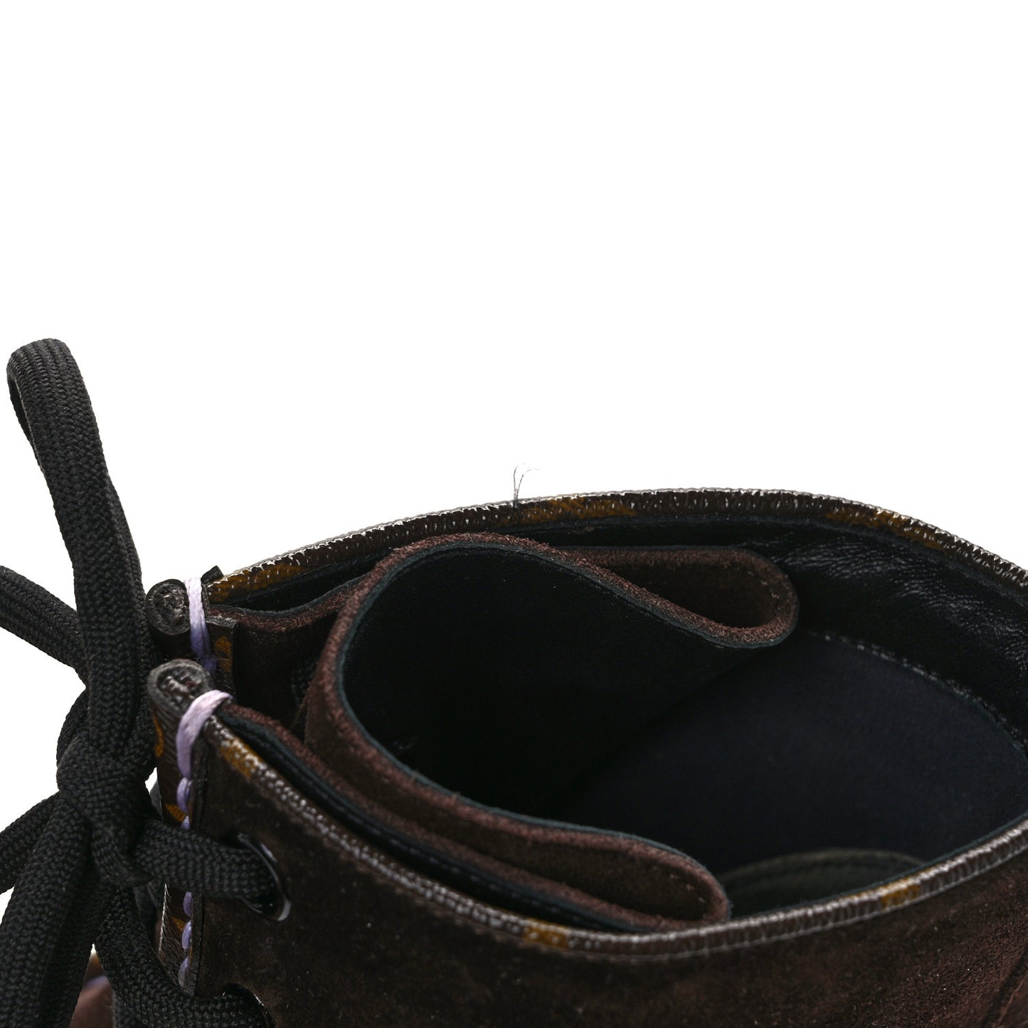 Suede Monogram Beaubourg Ankle Boots 39 Marron