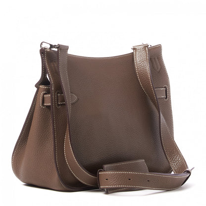 Hermes Taurillon Clemence Jypsiere 28 Etoupe 2 of 10