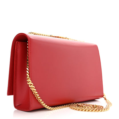 Saint Laurent Smooth Calfskin Medium Classic Monogram Kate Tassel Satchel Lipstick Red 3 of 10