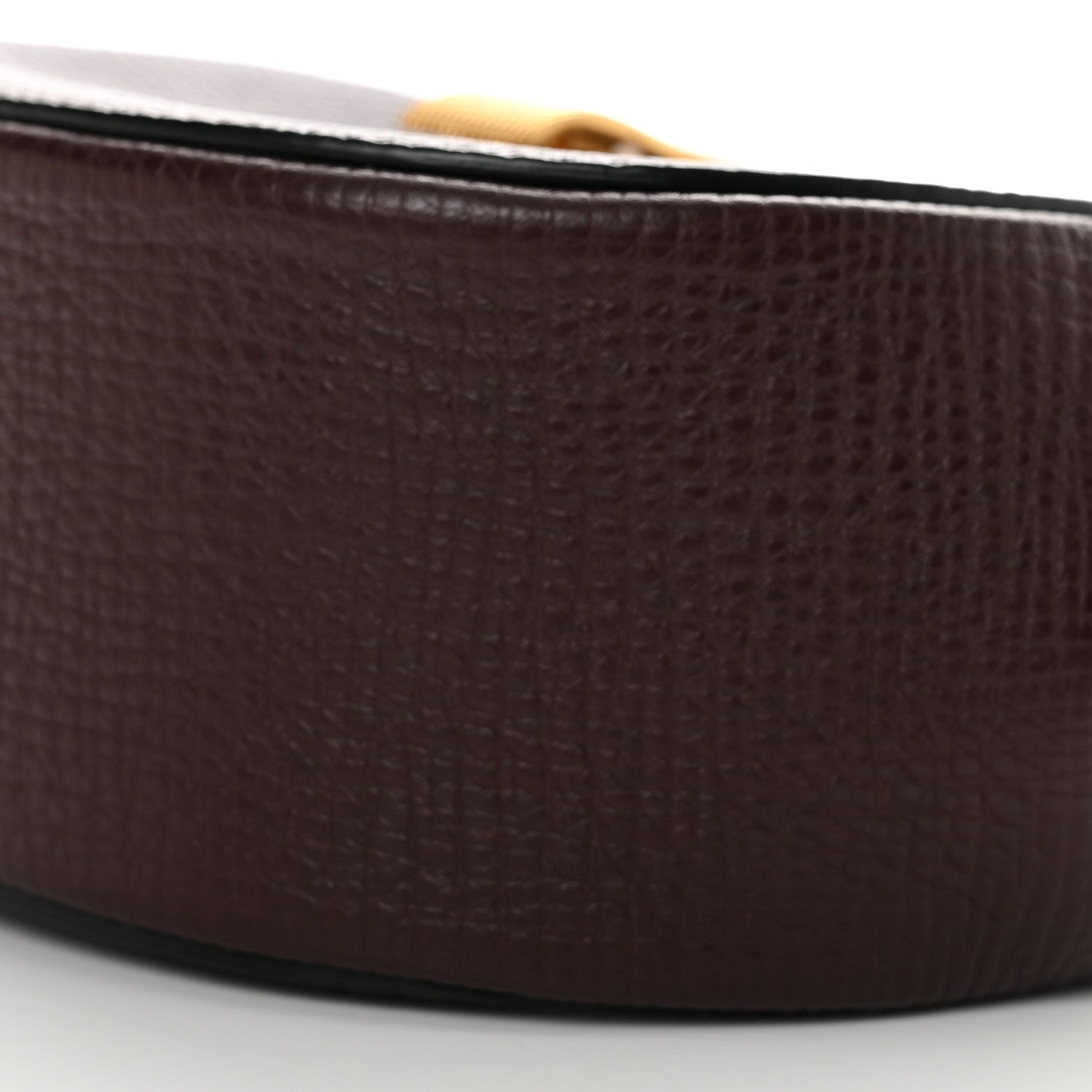 Bottega Veneta Palmellato Calfskin Rounded Belt Bag Oxblood 10 of 11