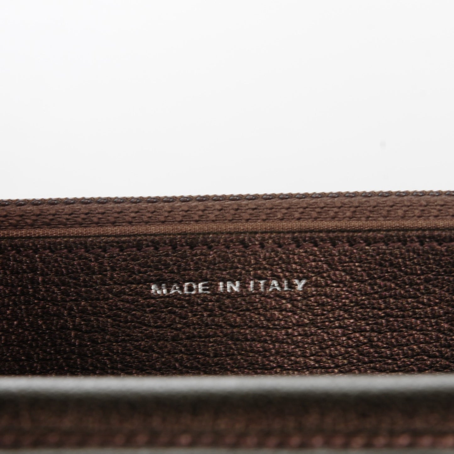 Iridescent Goatskin Quilted Wallet On Chain WOC Bronze