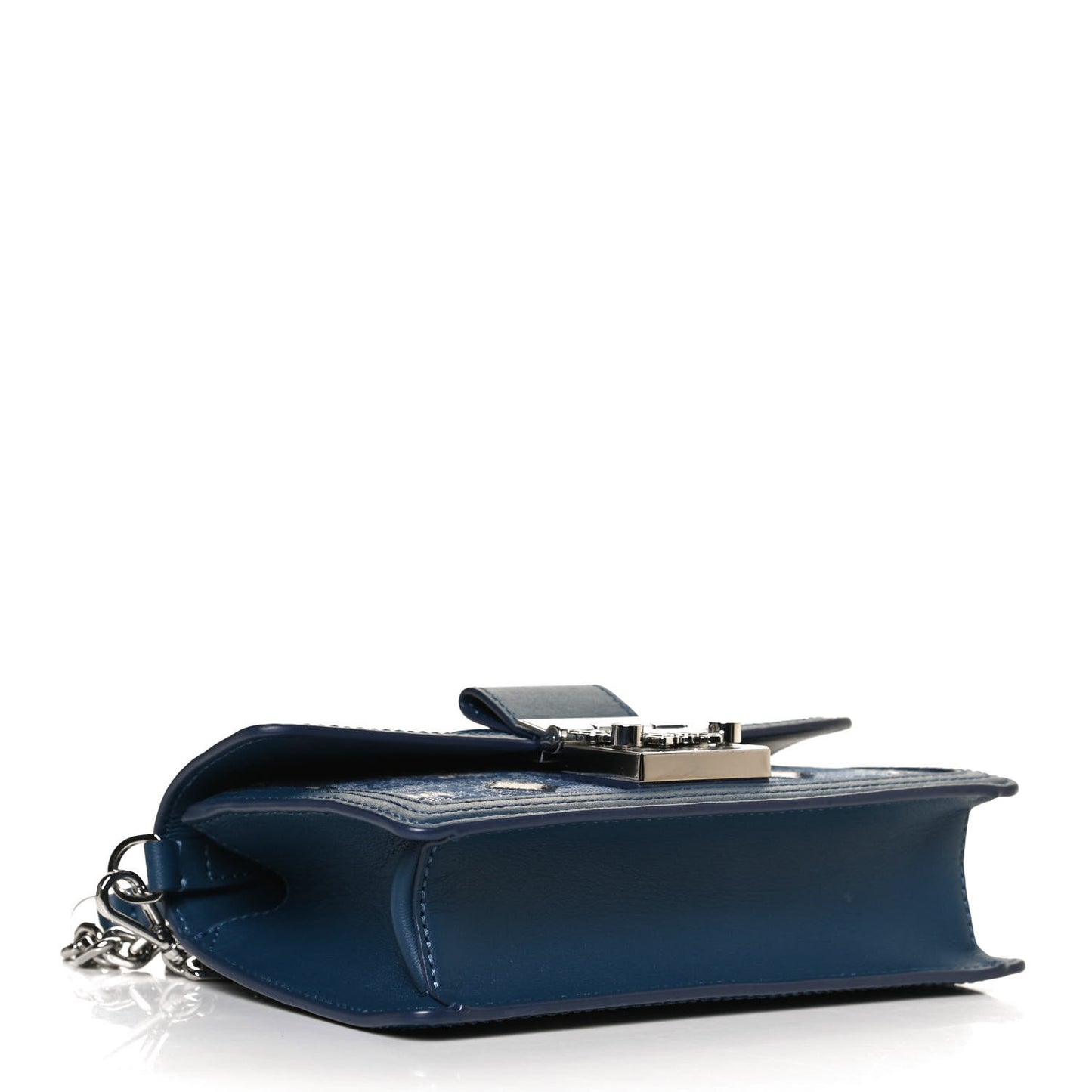 Vintage Jacquard Monogram Mini Tracy Crossbody Blue
