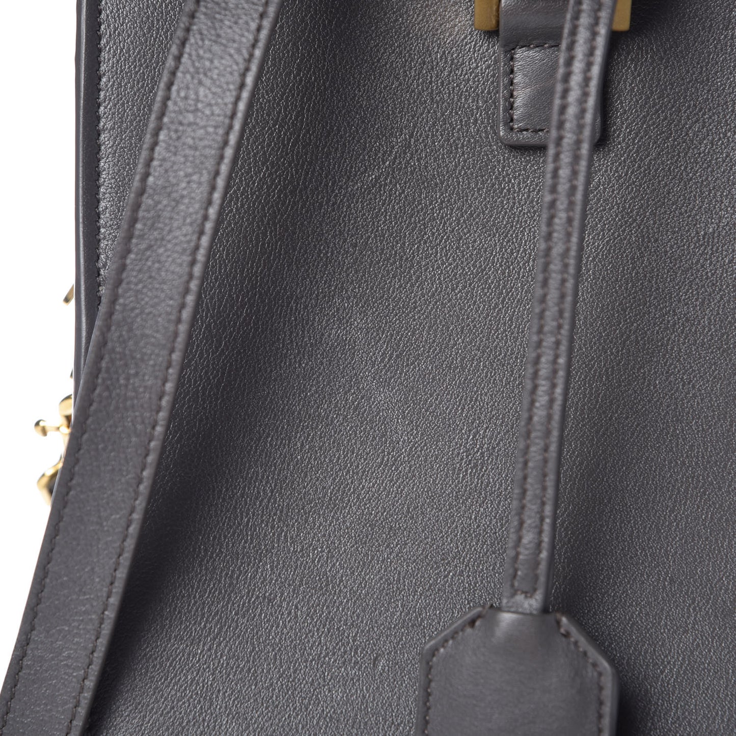 Calfskin Small Monogram Cabas Grey