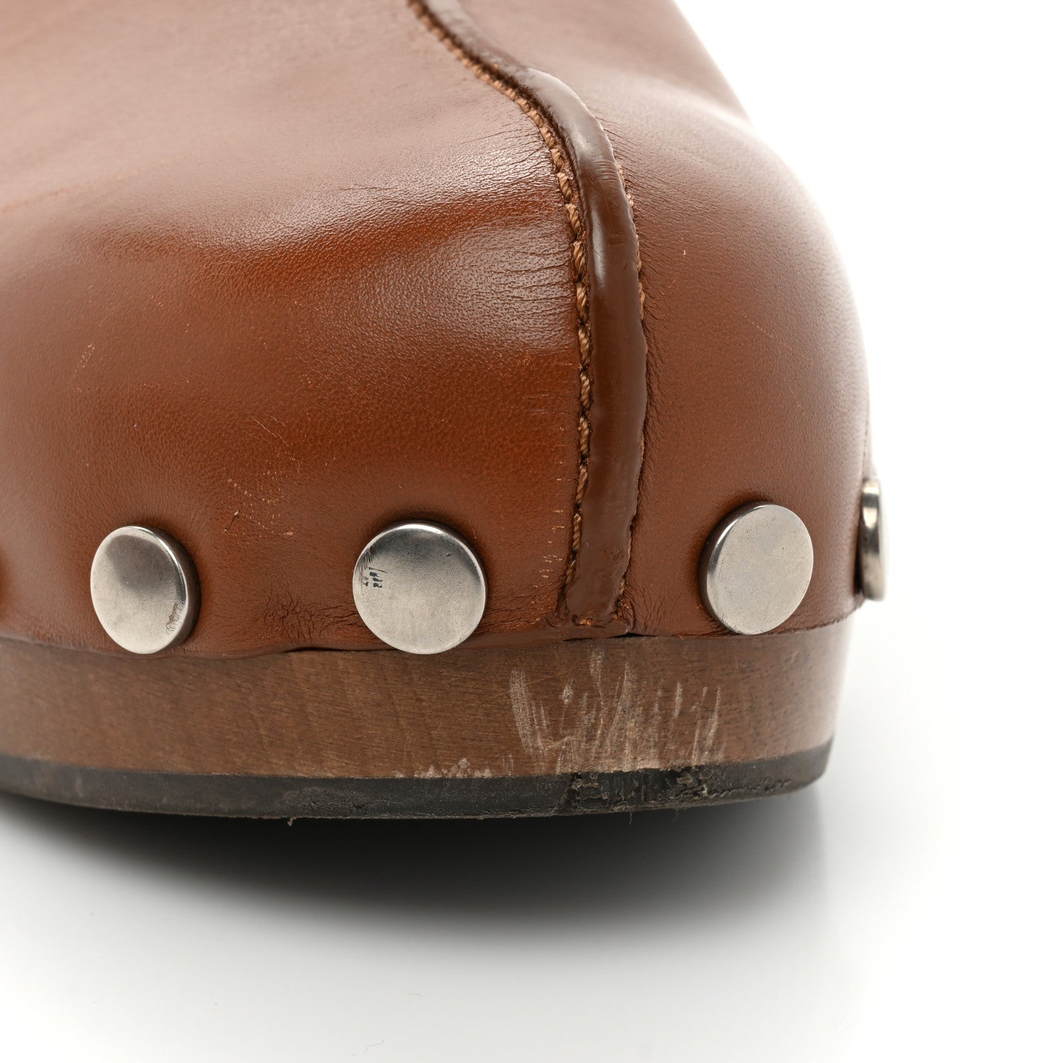 Christian Dior Calfskin Diorquake 20mm Slingback Clogs 38.5 Camel 11 of 18