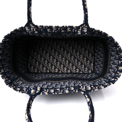 Christian Dior Oblique Catherine Tote Blue 8 of 16