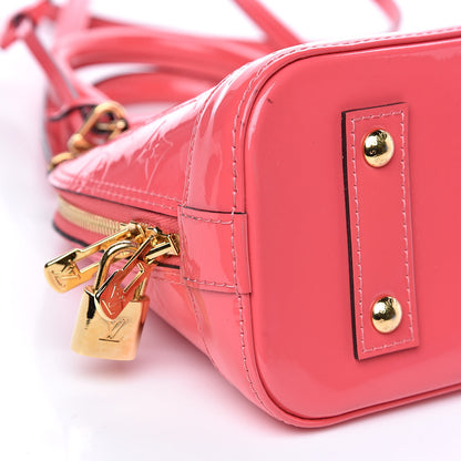 Louis Vuitton Vernis Alma BB Rose Litchi 8 of 13