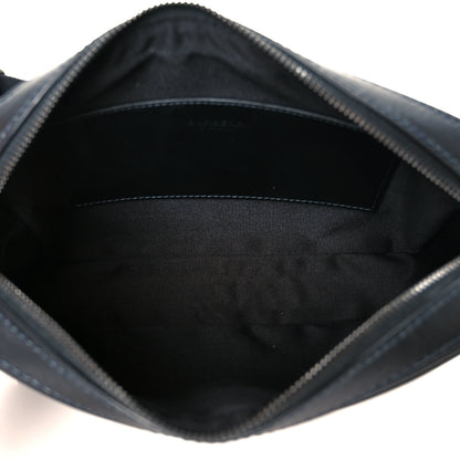 Burberry Coated Canvas Calfskin Check Muswell Bag Charcoal 5 of 11