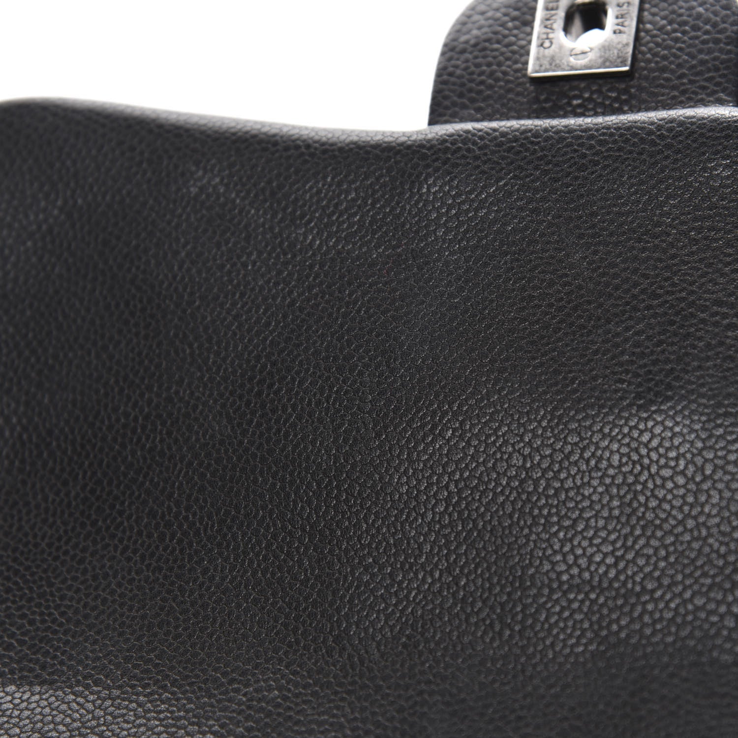 Chanel Caviar Quilted Medium Rock In Rome Single Flap Black 8 of 12