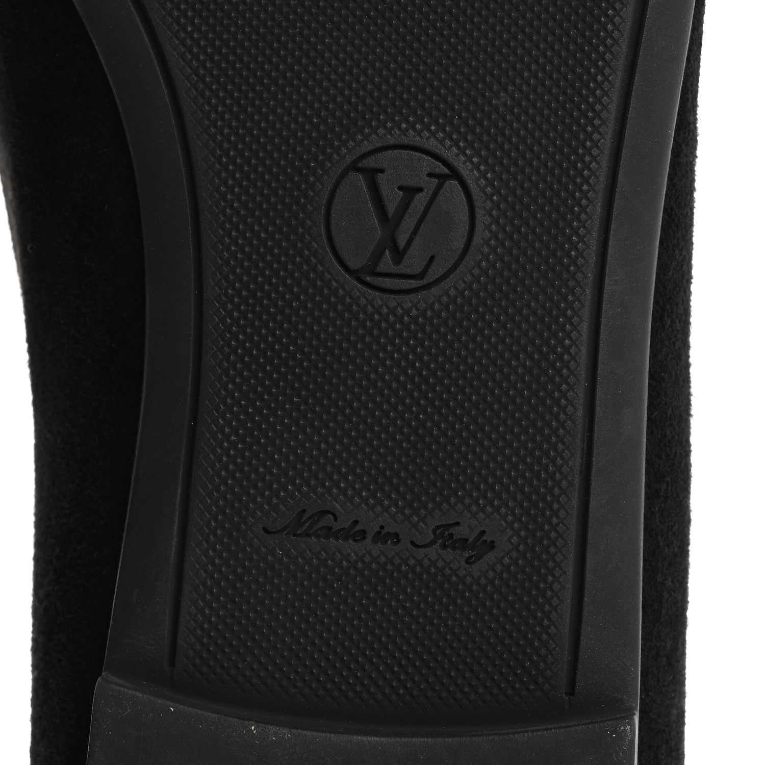 Louis Vuitton Suede Monogram Uniformes Ballet Flats 37 Black 8 of 11