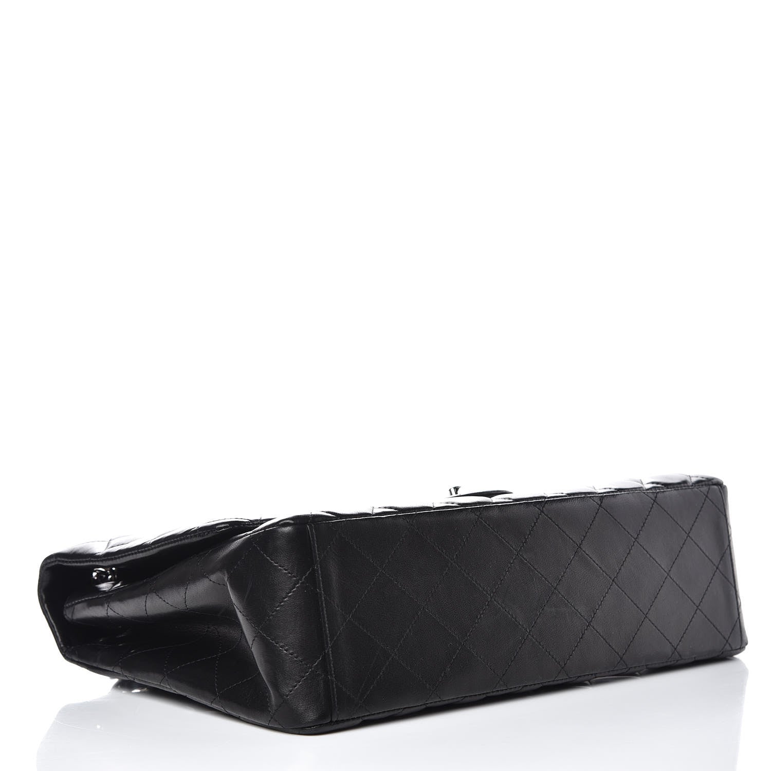 Chanel Lambskin Quilted Maxi Single Flap Black 4 of 15