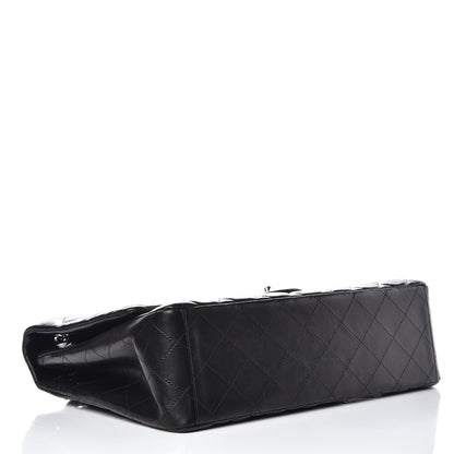 Chanel Lambskin Quilted Maxi Single Flap Black 4 of 15