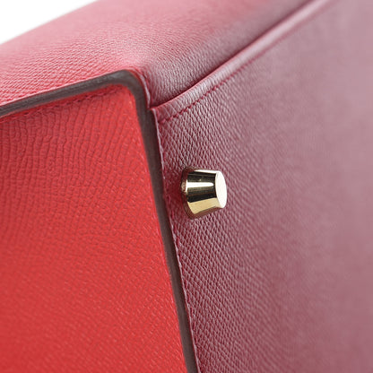 Hermes Epsom Kelly Sellier 32 Rouge Casaque 8 of 35
