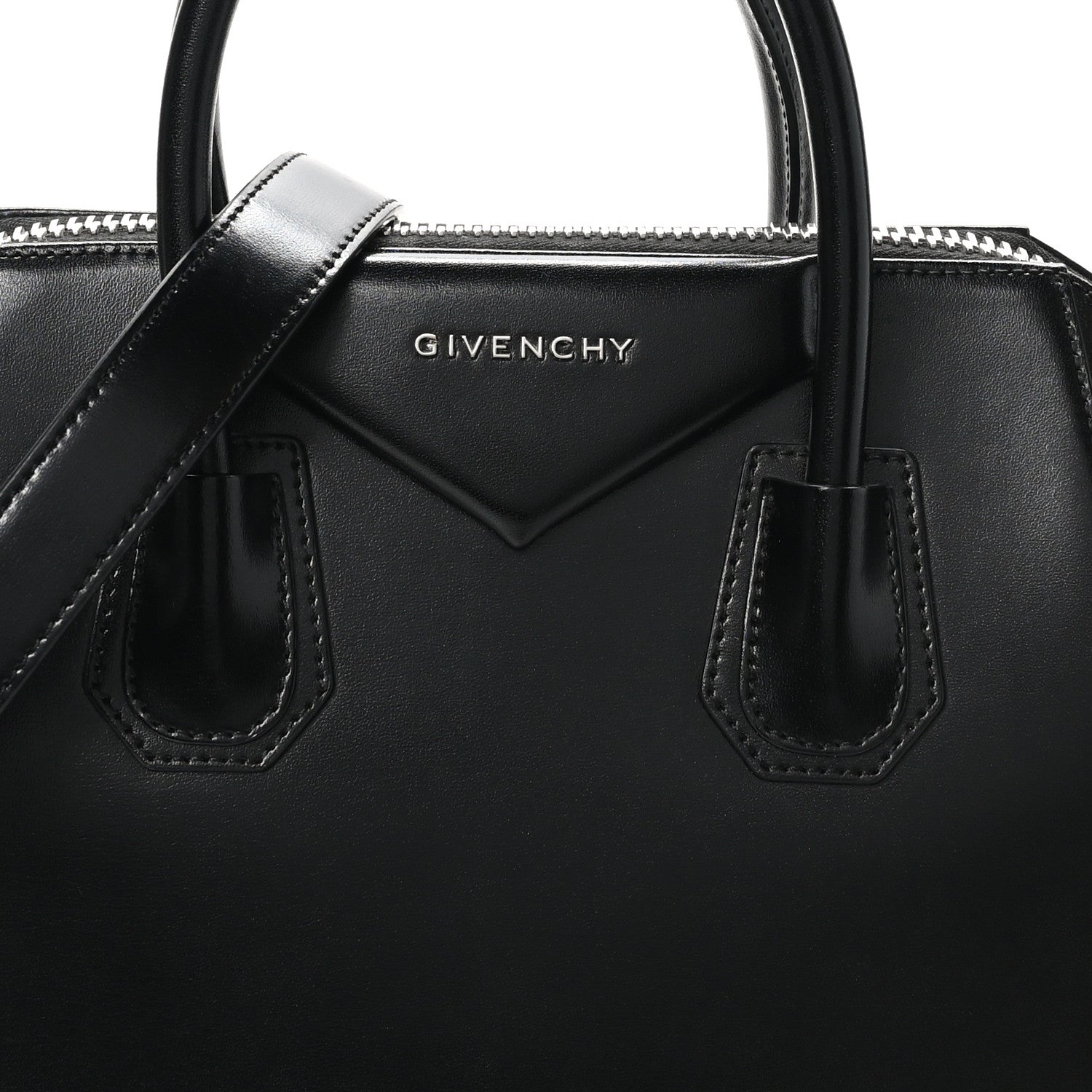 Givenchy Shiny Lord Calfskin Small Antigona Black 8 of 10