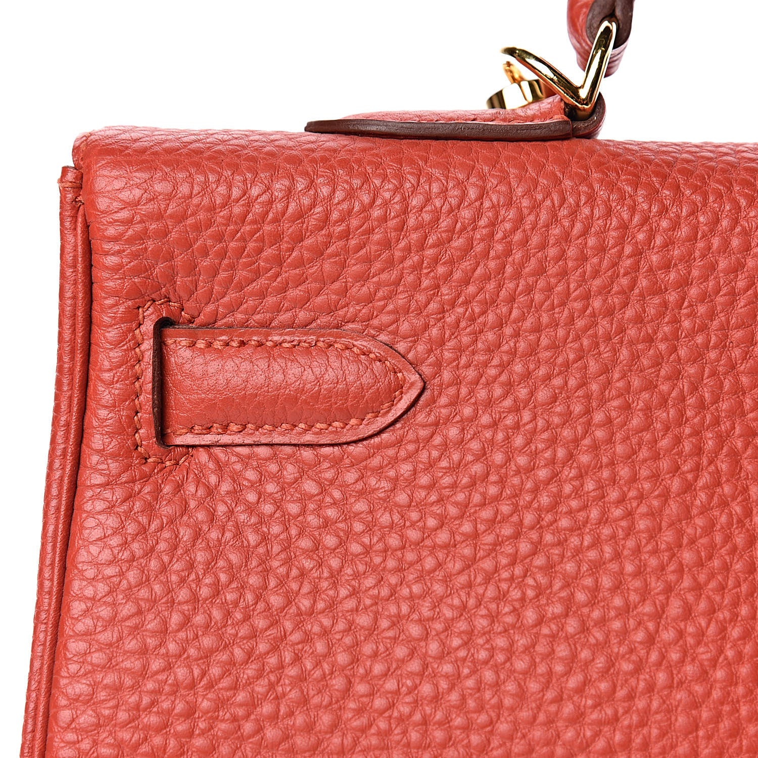 Hermes Togo Kelly Retourne 35 Vermillion 31 of 41