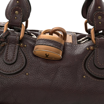 Chloe Calfskin Medium Paddington Satchel Chocolate 8 of 13
