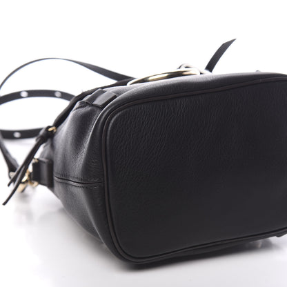 Chloe Suede Calfskin Mini Faye Backpack Black 8 of 10