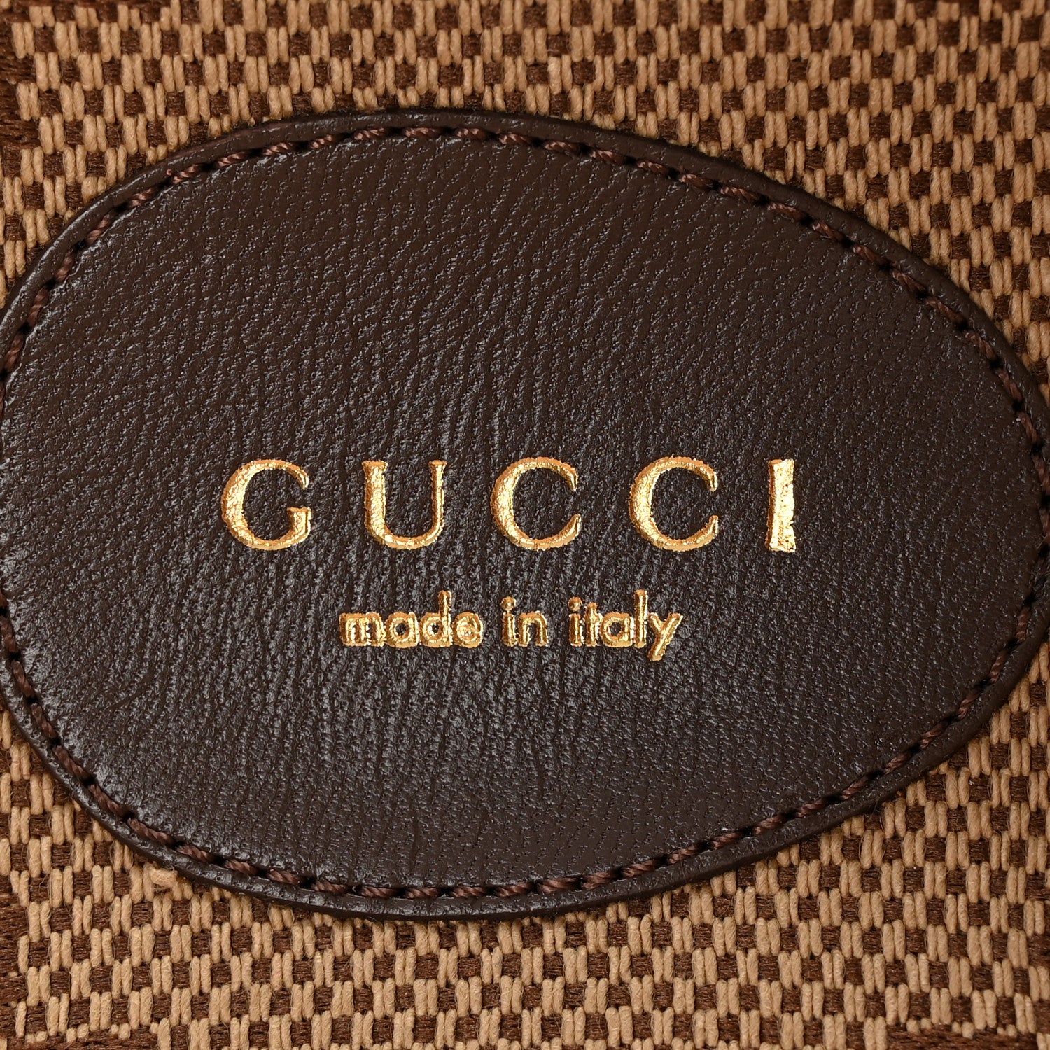 Gucci Monogram Jumbo GG Nappa Samoa Platform 40mm Slide Sandals 38 Camel Ebony New Acero 8 of 11