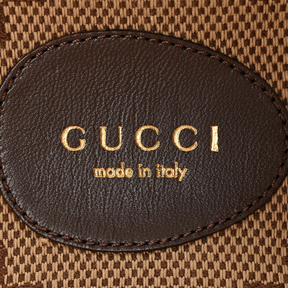 Gucci Monogram Jumbo GG Nappa Samoa Platform 40mm Slide Sandals 38 Camel Ebony New Acero 8 of 11