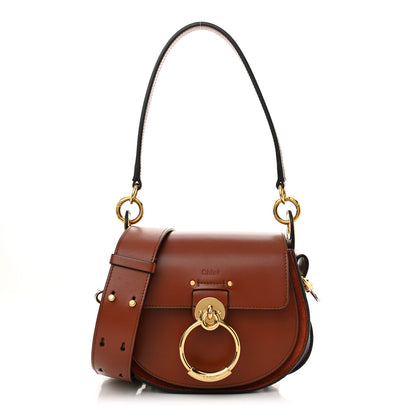 Chloe Calfskin Small Tess Bag Sepia Brown 1 of 11