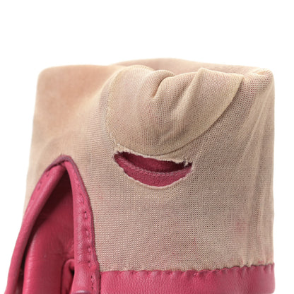 Hermes Lambskin Gloves 7 Pink 8 of 13