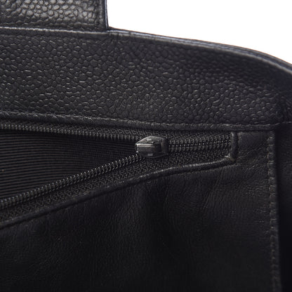Chanel Caviar CC Tote Black 13 of 30
