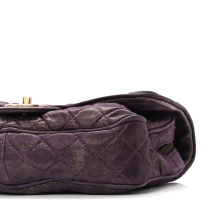 Chanel Iridescent Calfskin Quilted Small Shiva Flap Purple 10 of 11