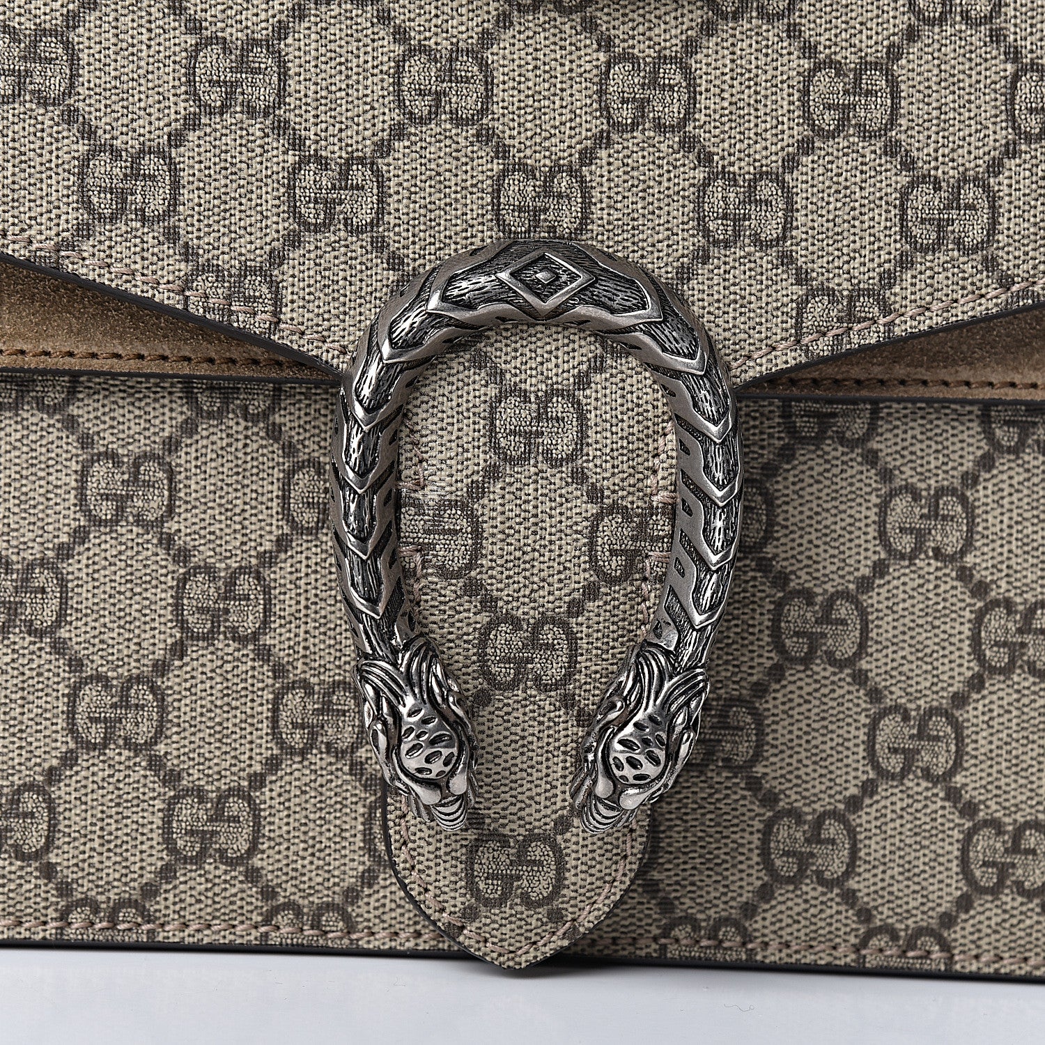 Gucci GG Supreme Monogram Small Dionysus Shoulder Bag Taupe 10 of 10