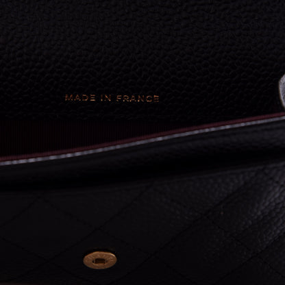 Chanel Caviar Quilted Flap Card Holder Black 7 of 9