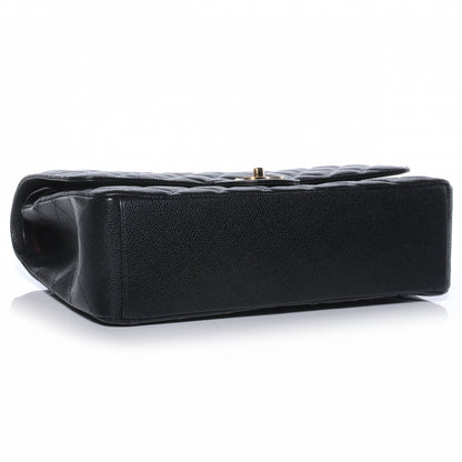 Chanel Caviar Quilted Maxi Double Flap Black 4 of 9