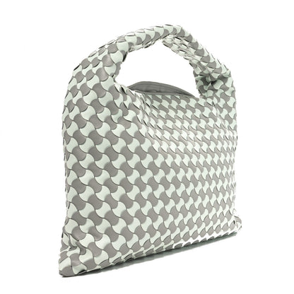 Bottega Veneta Calfskin Intrecciato Small Hop Agate Glacier 2 of 11