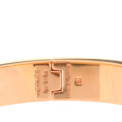 Hermes Enamel Narrow Clic Clac H Bracelet PM White 3 of 5