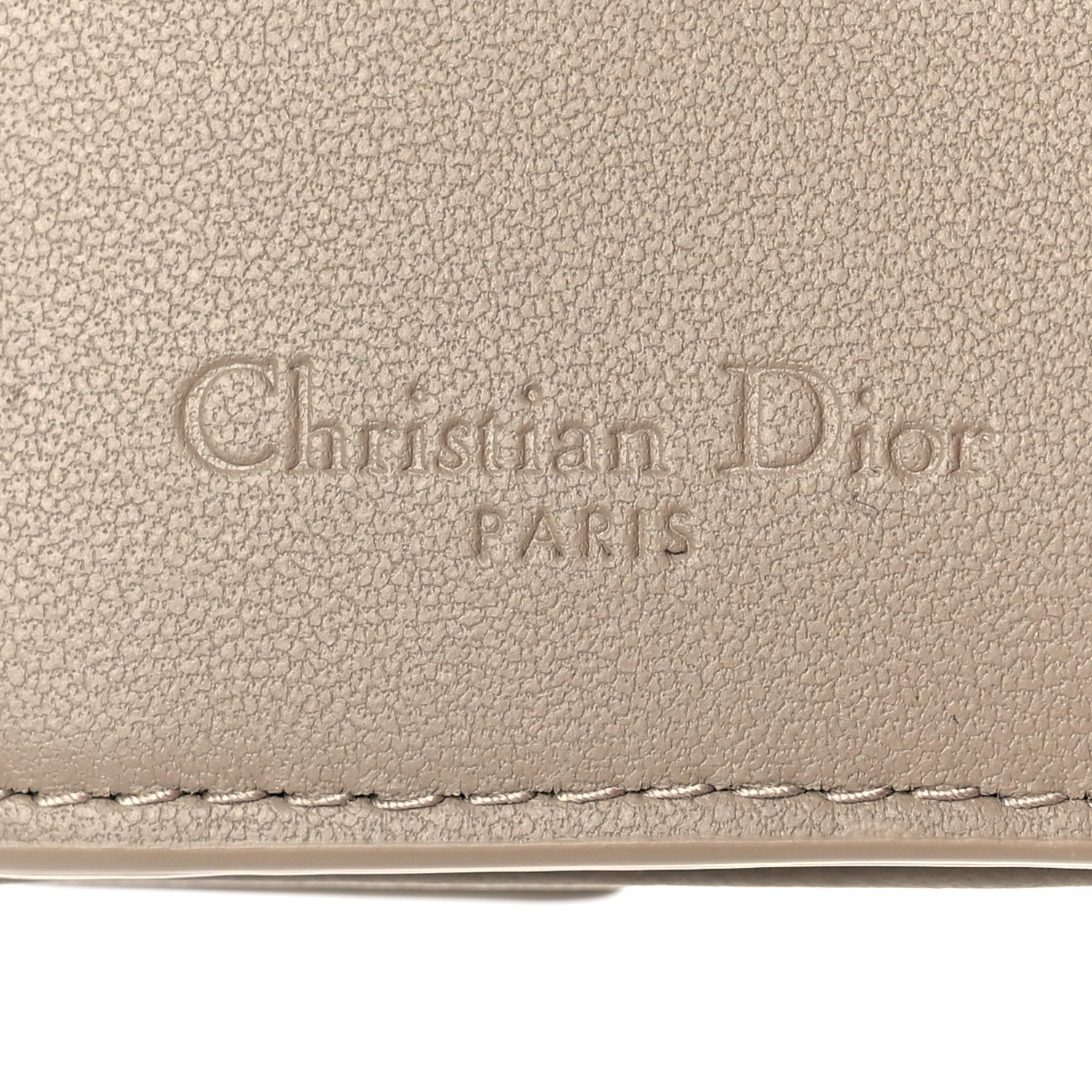 Christian Dior Lambskin Cannage Lady Dior Lotus Wallet Hazelnut 6 of 9