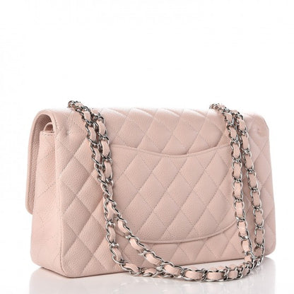 Chanel Caviar Quilted Medium Double Flap Pink 2 of 7