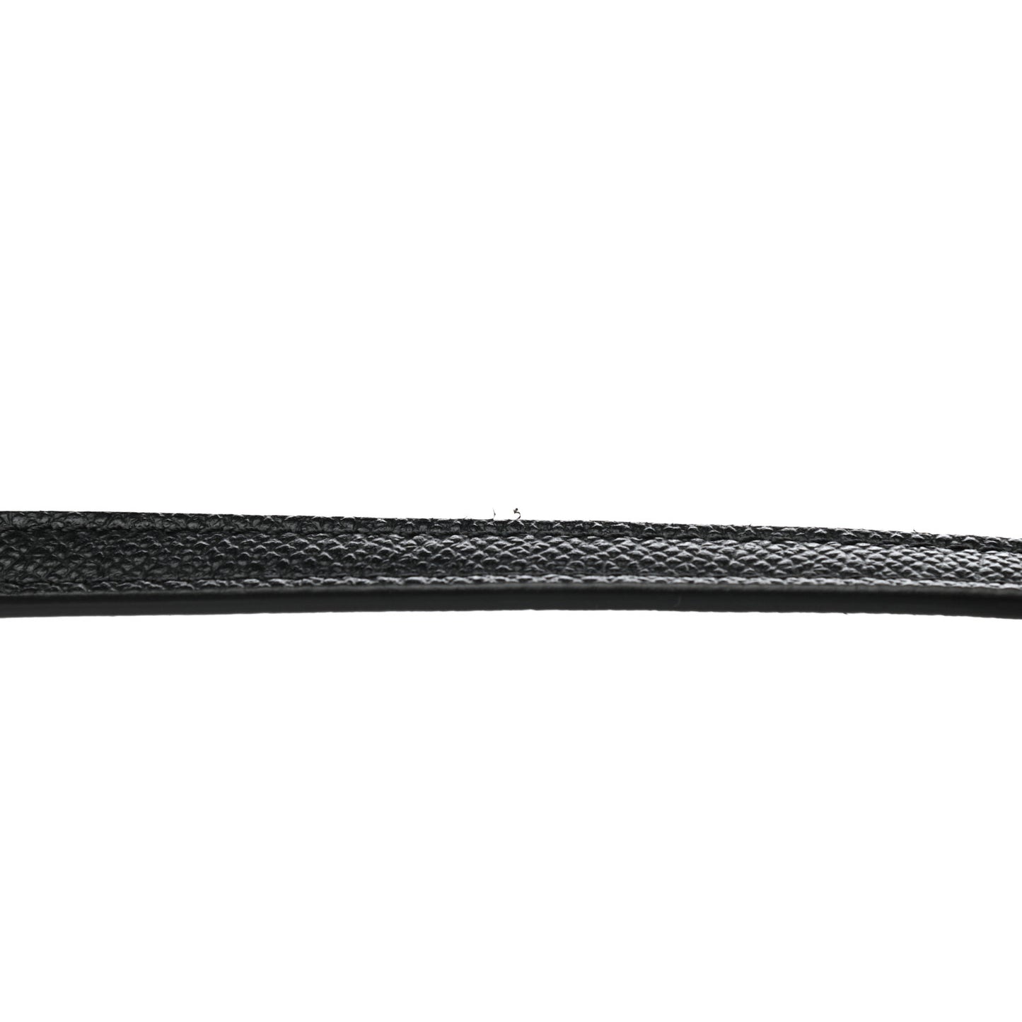 Grained Calfskin Nano Belt Bag Black