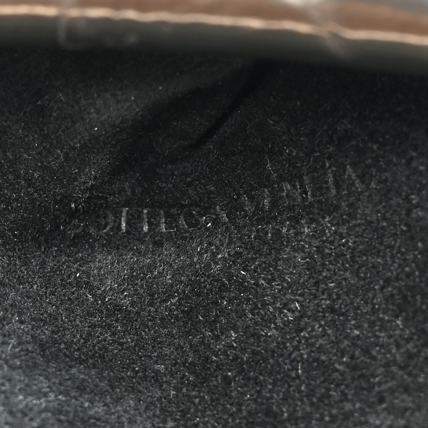 Metallic Crushed Calfskin The Mini Pouch Anchor
