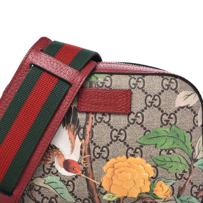 Gucci GG Supreme Monogram Tian Web Small Camera Bag Beige Multicolor Red 10 of 10