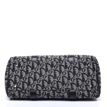 Christian Dior Denim Monogram Charms Shoulder Bag Black 10 of 14