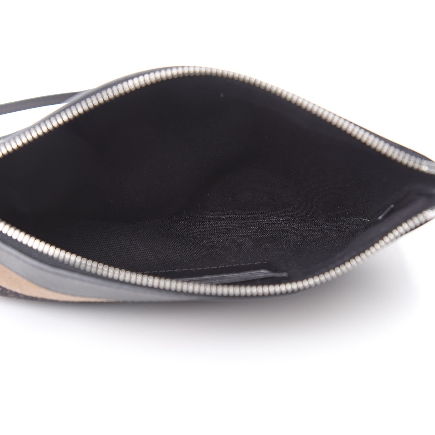 Burberry Mega Check Peyton Crossbody Clutch Bag Black 5 of 11