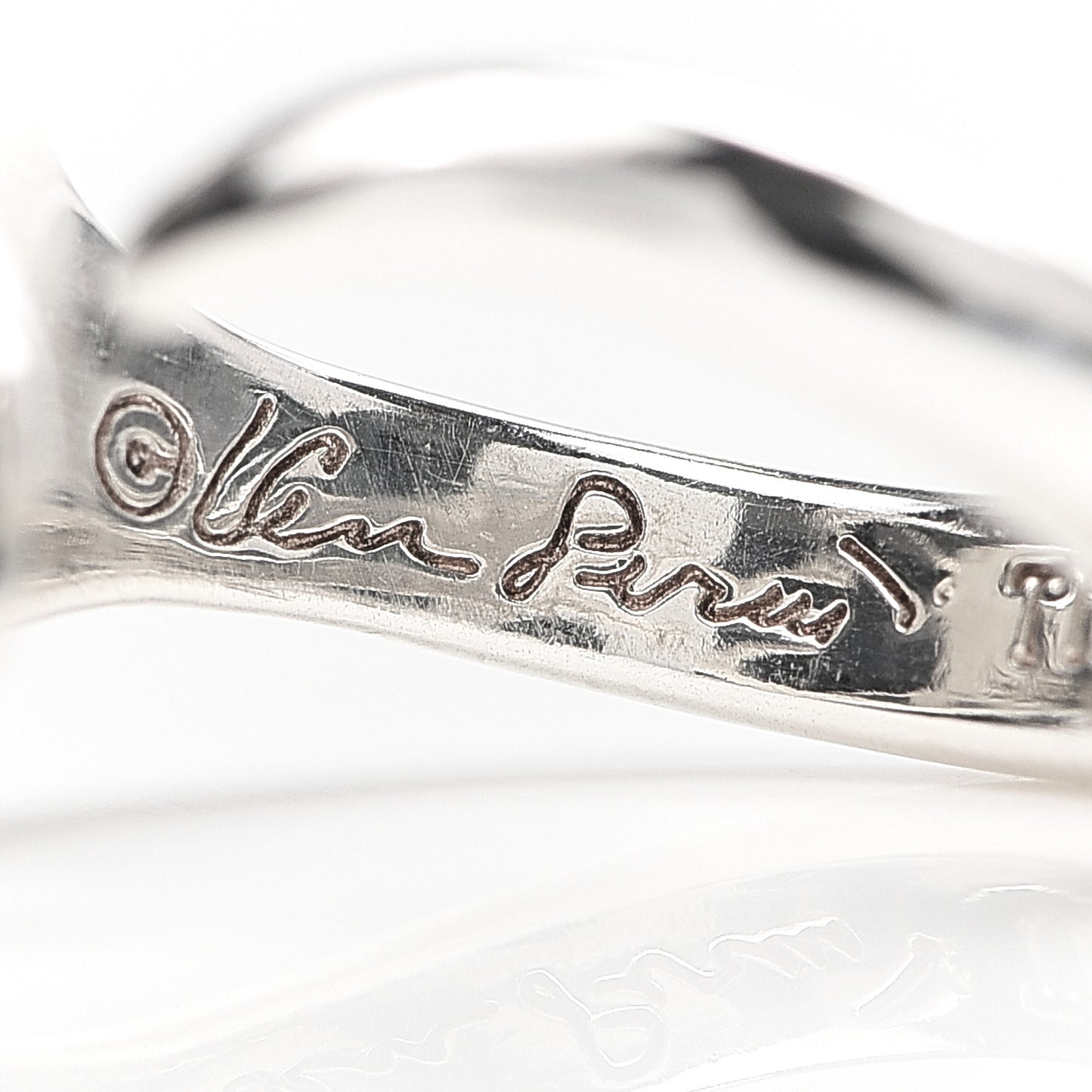 Sterling Silver Elsa Peretti Open Heart Ring 48 4.5