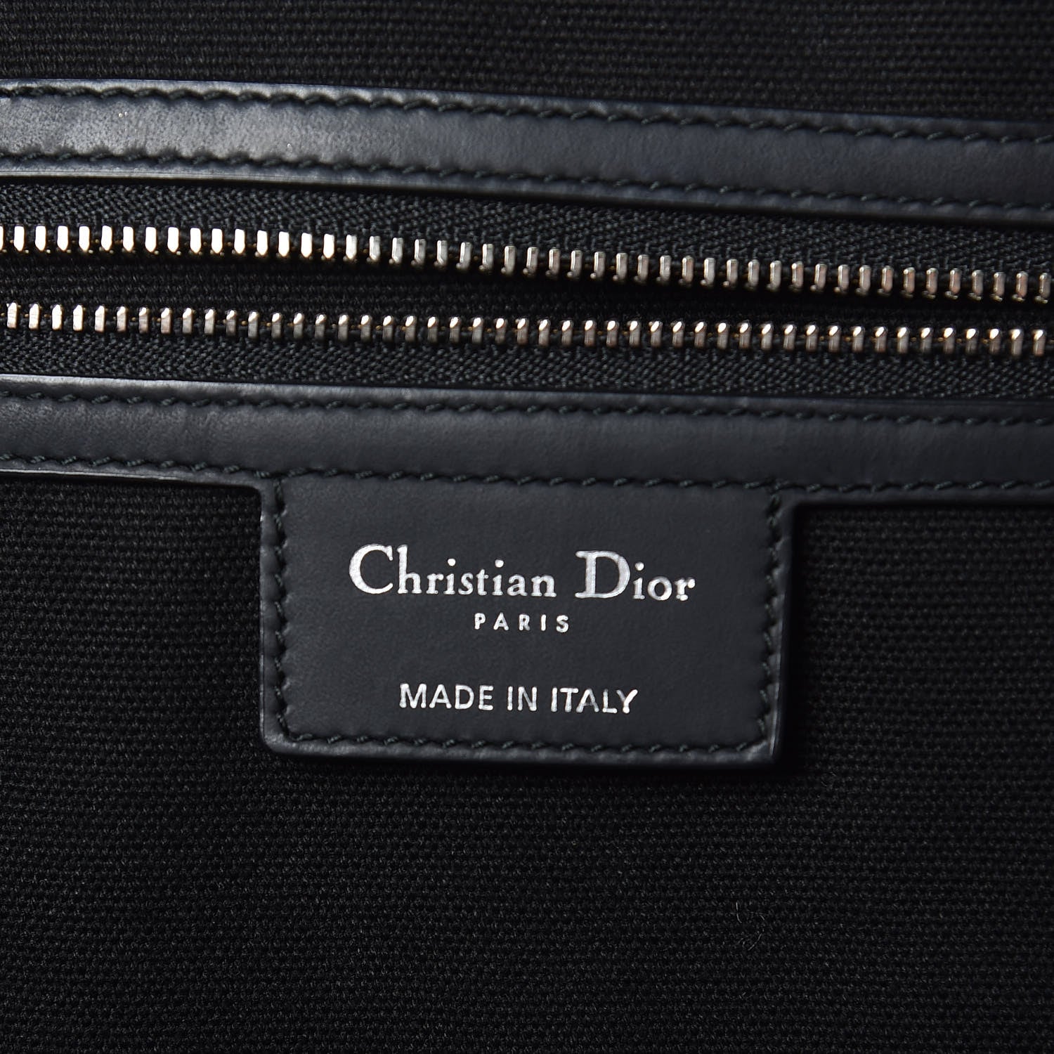 Christian Dior Coated Canvas Cannage Large Panarea Tote Black 6 of 9