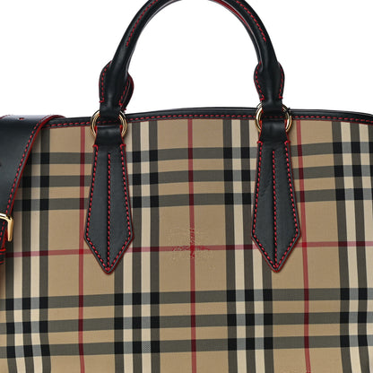 Burberry Horseferry Check Medium Ballingdon Tote Honey Black 7 of 9