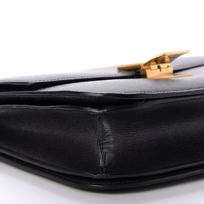 Celine Liege Calfskin Medium Classic Box Flap Bag Black 10 of 22