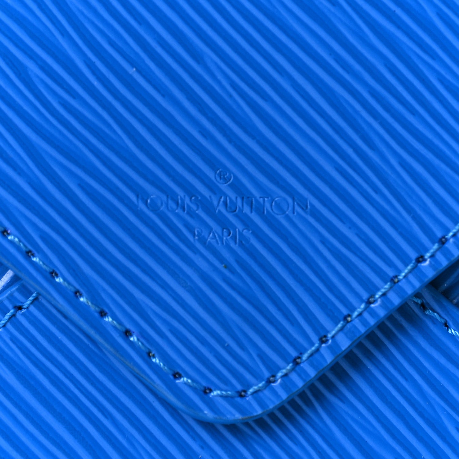 Louis Vuitton Epi Envelope Pouch Bleuet 6 of 7