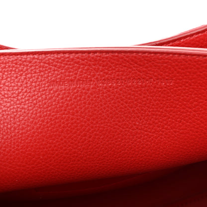 Balenciaga Grained Calfskin Neo Classic Gold Hardware S City Medium Red 7 of 11