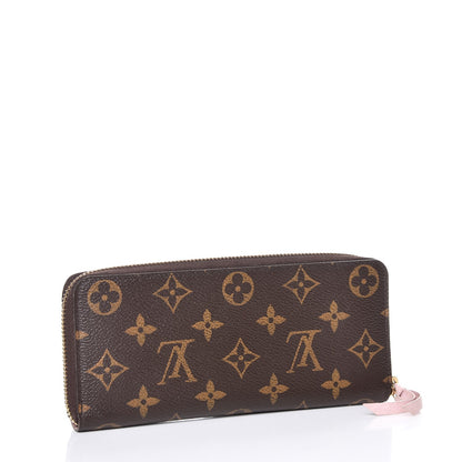 Louis Vuitton Monogram Clemence Wallet Rose Ballerine 3 of 7