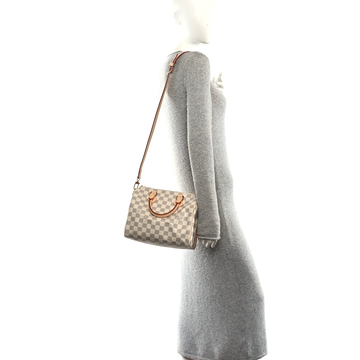 Damier Azur Speedy Bandouliere 25