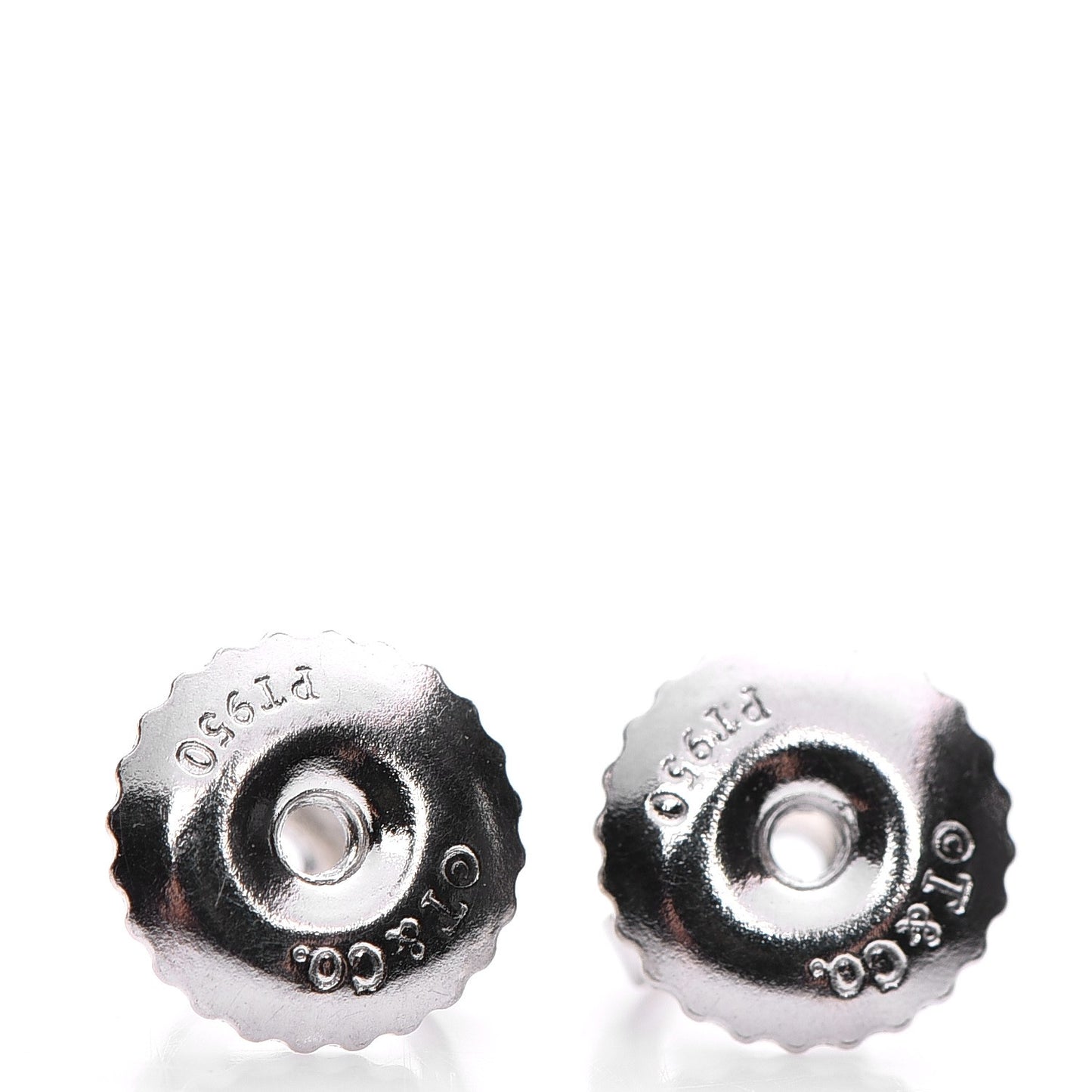 Platinum Diamond .34ctw Elsa Peretti Diamonds By The Yard Earrings