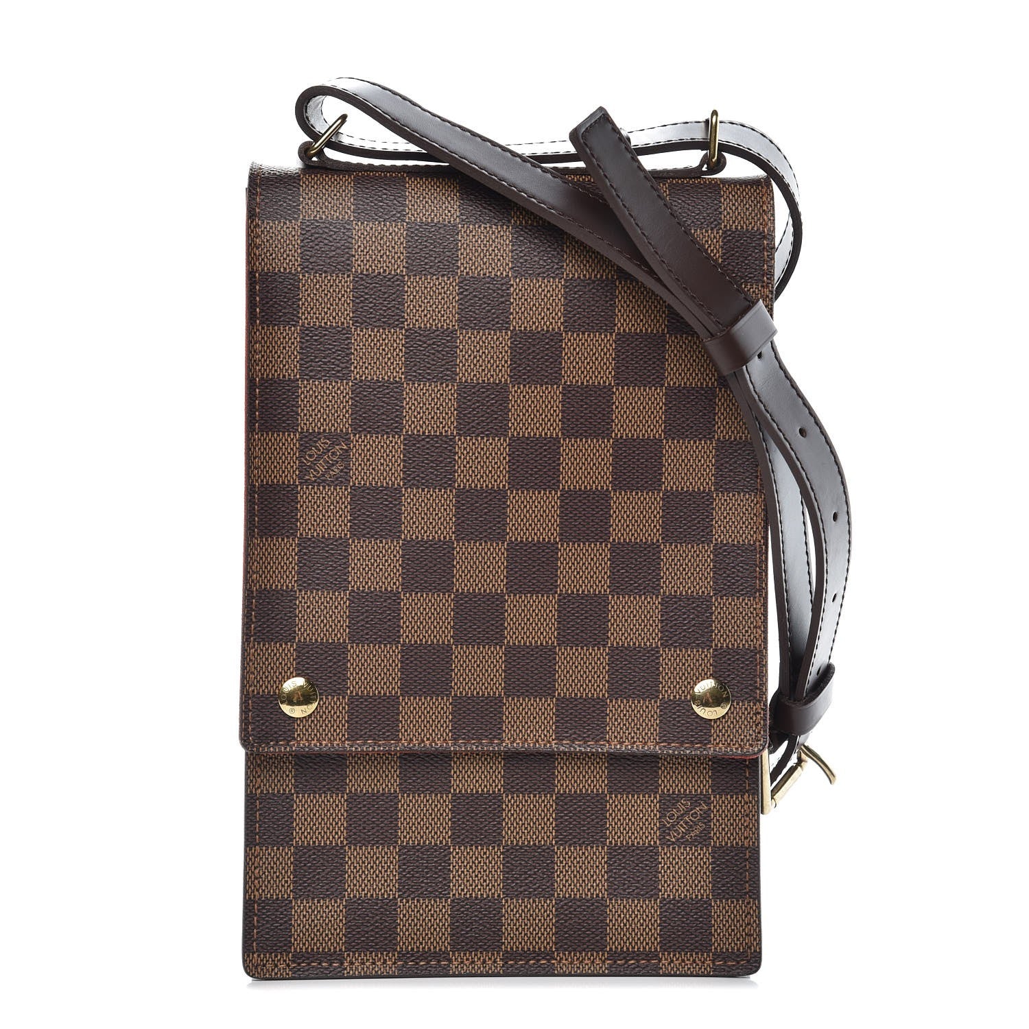 Louis Vuitton Damier Ebene Portobello Travel Shoulder Bag 1 of 7