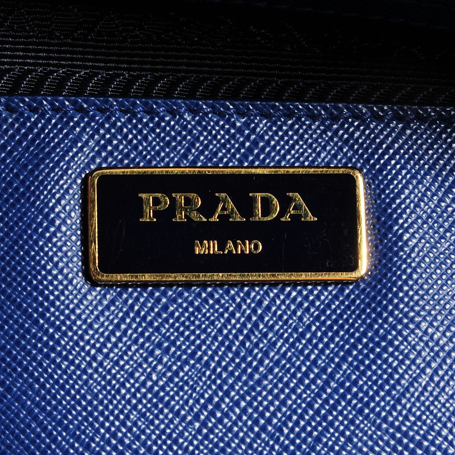 Prada Saffiano Lux Large Double Zip Tote Bluette 10 of 13
