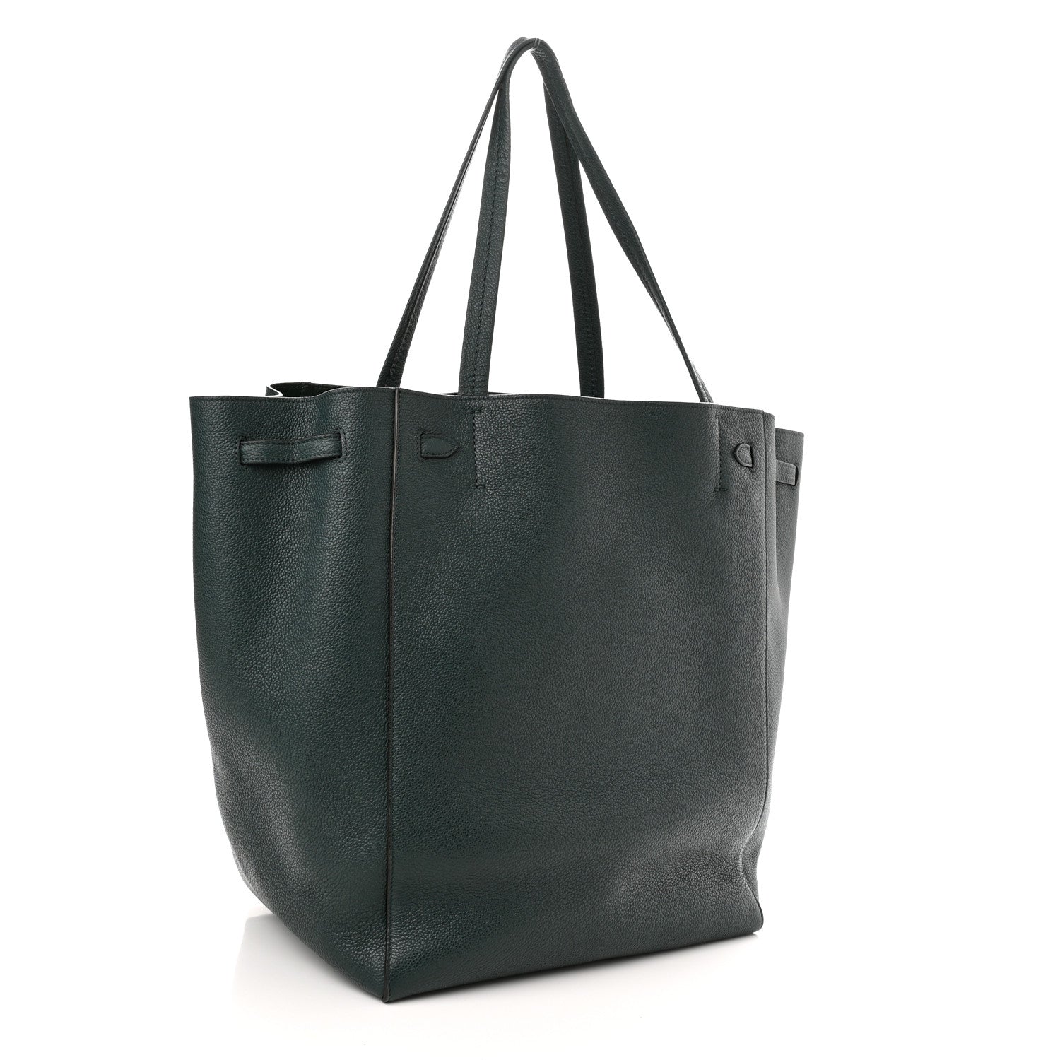 Celine Soft Grained Calfskin Medium Belt Cabas Phantom Amazone 3 of 9